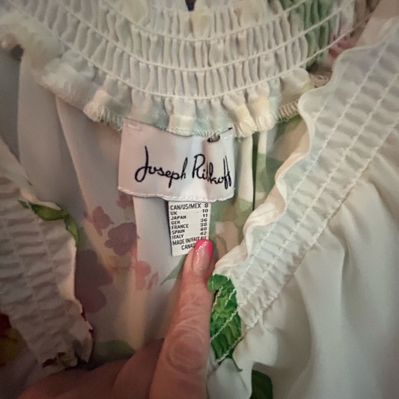 Joseph Ribkoff Ruffled Floral Top - Picture 4 of 6